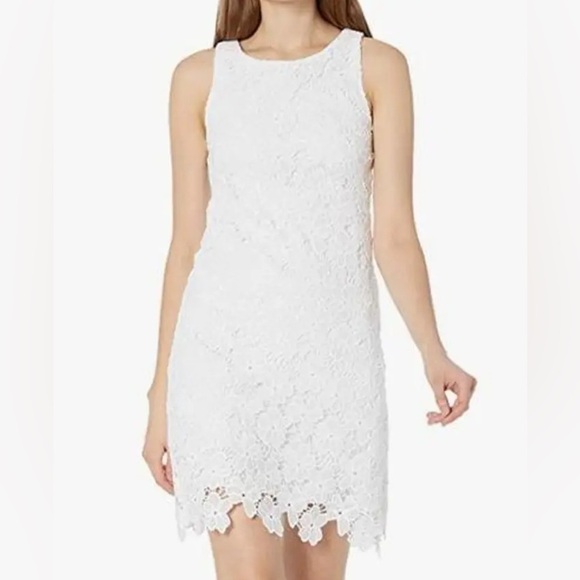 Catherine Malandrino White Sheath Halter Mini Dress - Picture 2 of 8